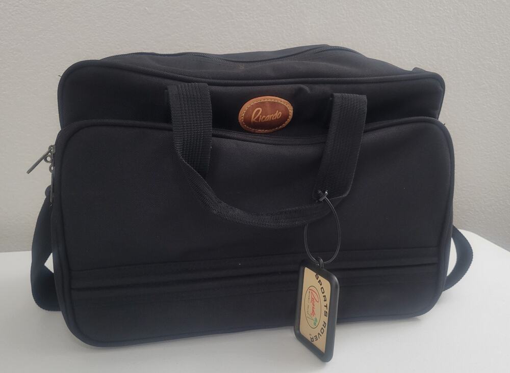 Ricardo Beverly Hills Sports Rover Expandable Laptop Briefcase Travel Bag Black